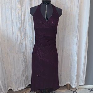 Purple sparkly dress